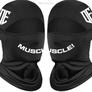 Team Muscle Black Hoodie Mask