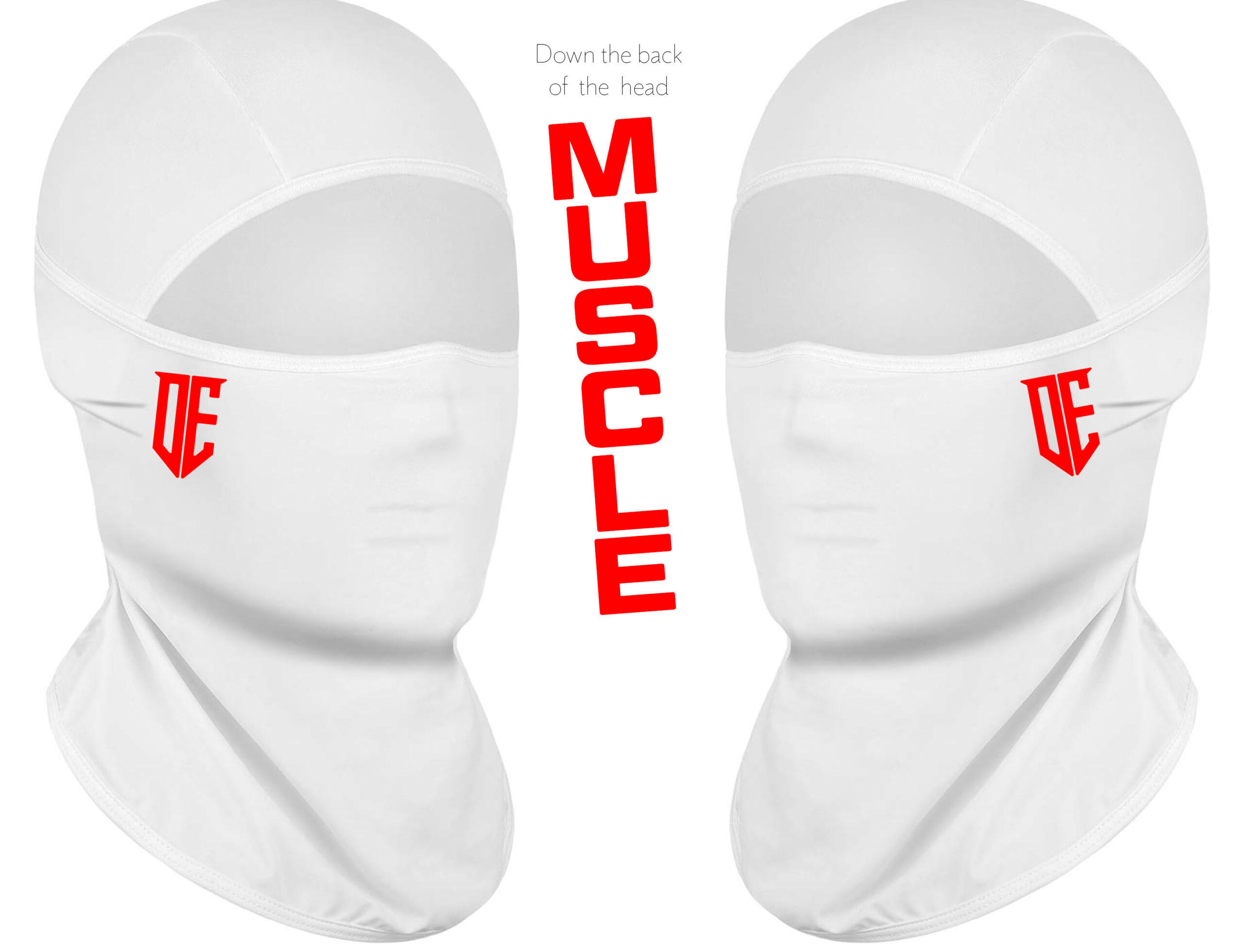 Team Evans White Hoodie Mask