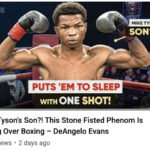 Deangelo Muscle Evans History of Boxing